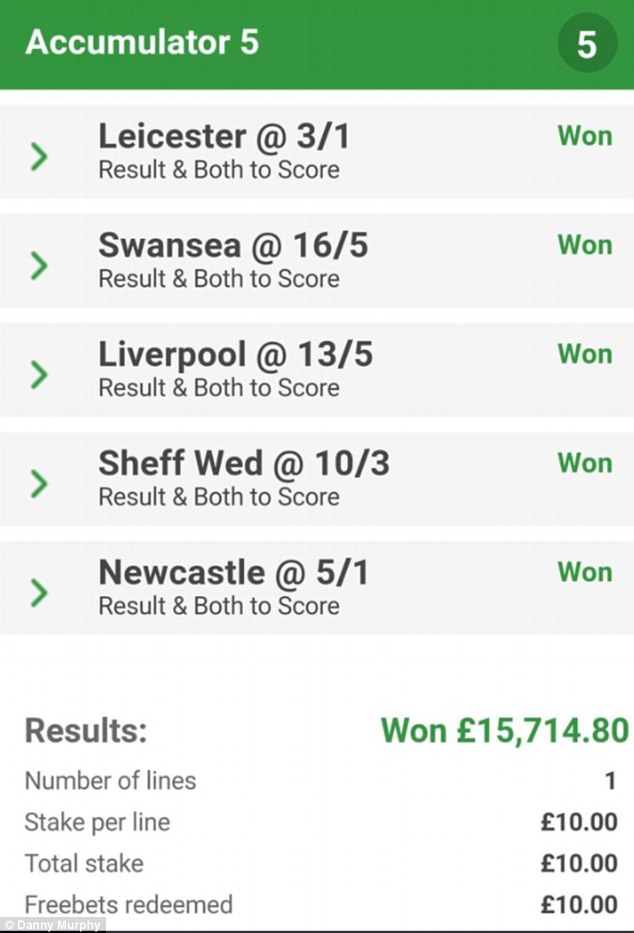 Builder Wins Big From £10 Free Bet 
